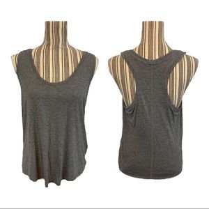 Gray Banana Republic razor back tank top
